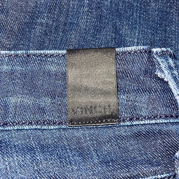 Vince Women's High Rise Jeans - Dark Blue - Picture 8 of 8
